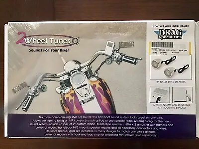 2 Wheel Tunes Drag Specialties Chrome Motorcycle Sound System • $110