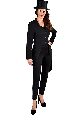 Tailcoat - Black   Ladies - Sizes 6 - 22 - Cabaret / Dance  • £28.50