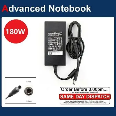 Genuine 180W Power AC Adapter Charger For Dell G7 15 7588 7590 / G7 17 7790 • $62