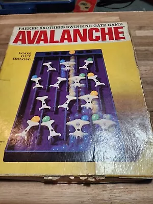 Avalanche Swinging Gate Game Vintage Board Game Parker Brothers 1966  • $18.60