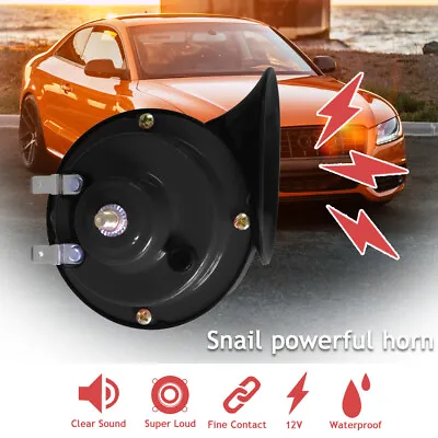 12V 300DB Super Loud Train Snail Air Horn Waterproof Motorcycle Car Truck Boat • $7.79