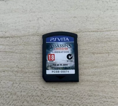 Assassins Creed III Liberation PS Vita Playstation Game Cartridge Only • $10.50