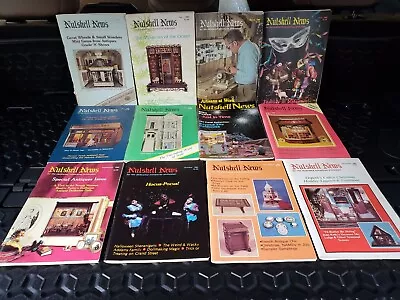 Lot Of 12 - 1980 Nutshell News Miniature Collectors - Complete Set - 12 Issues • $18.74