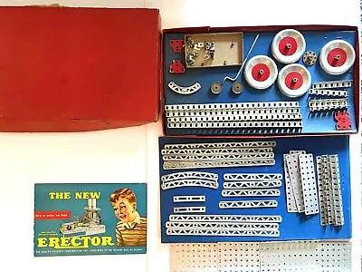 Vintage Gilbert Erector Set 1948 TOY ERECTOR SET In Box Booklet • $39.99