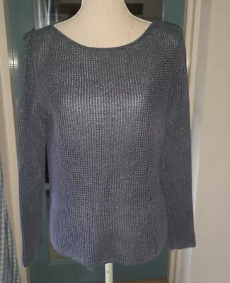 £8 • Buy Cos Ladies Jumper Size S Linen Denim Colour