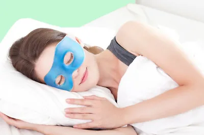 GEL EYE MASK Headache Relief Heat/Cold Pad Relax/Soothing Pad Migraine/Hangover • £2.99