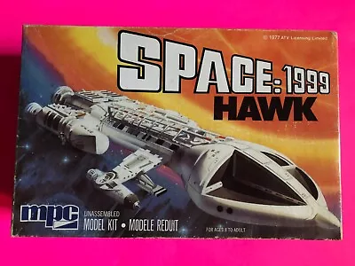 Space 1999 Hawk Attack Craft Model Kit Mpc Old Original Kit Complete Look!! • $9.99