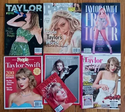 Lot Of 7 Taylor Swift Magazine Book Specials And Mini Magazine  • $15