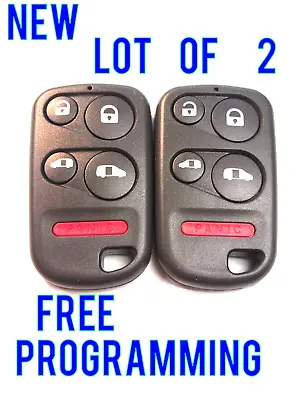 $24.77 • Buy Lot Of 2 New 2001 2002 2003 2004 Honda Odyssey Keyless Remote Fob Oucg8d-440h-a
