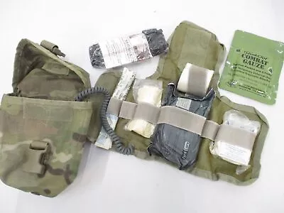 Army Issue Ocp Multicam First Aid Kit Ifak Medical Supplies Tourniquet Israeli • $69.95