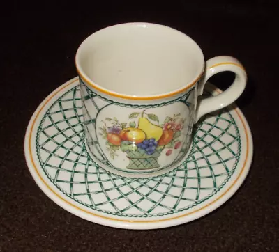 £25 • Buy Villeroy & Boch  Basjet Design Bone China Coffee Can / Cup & Saucer