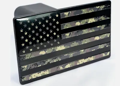 Car Hitch Cover Plug Cap Trailer Tow Receiver 2  USA Flag Military For GMC • $67.99