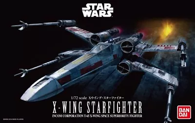 Bandai 2378837 Star Wars X-Wing Starfighter 1/72 Scale Plastic Model Kit • $35.75