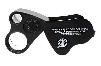 30X 60X Magnifying Magnifier Jewelers Diamonds Eye Jewelry Loupe Loop LED Lights • $14.99