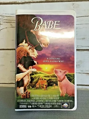 BABE VHS Home Video Tape Rated G Clamshell Case Free Shipping • $11.99