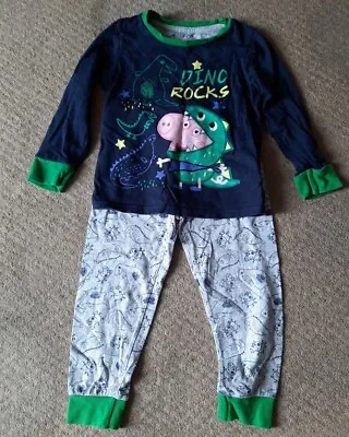 £0.99 • Buy George Pig Mothercare Pajamas Age 3-4 Years