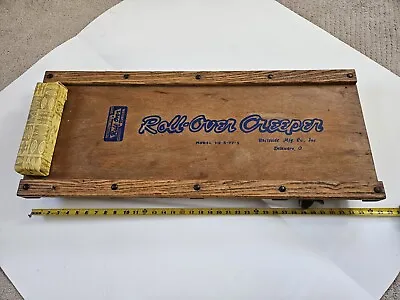 Vintage Creeper Roll-Over HD-S-77-5 Auto Mechanic Vehicle Repair Garage Wooden • $29.99