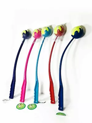 £5.49 • Buy Outdoor Garden Ball Thrower Launcher Dog Toy Walking Fetch Play Dog Ball Thrower