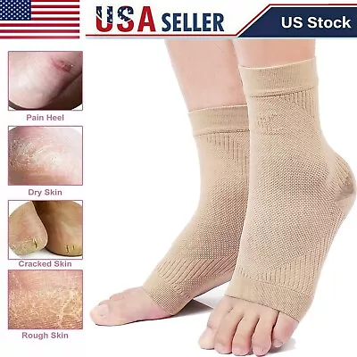 Ankle Bone Protection Sock Breathable Protector Soft Heel Padded Sleeve Sock • $4.99