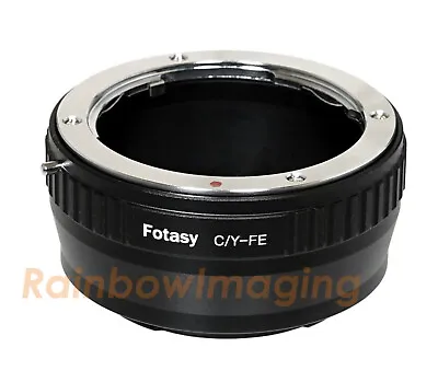 Contax Yashica C/Y Lens To Sony E-Mount A6500 A6300 A6000 A3000 NEX-5R Adapter • $11.89