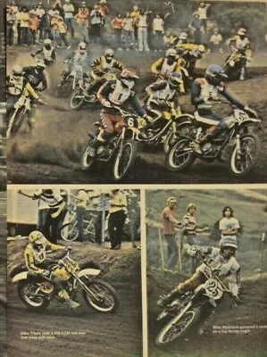 1976 Motorcycle Veterans National Race Marty Smith Mike Tripes Honda CR • $7.99