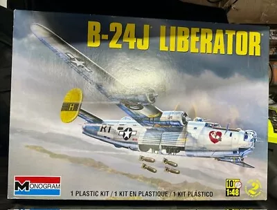 Revell 1/48 B-24J Liberator Plastic Kit - #85-5629 - New Open Box/Sealed Parts • $99.99