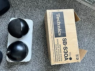 Technics SB-S30A Spherical Speakers Technics Ball Surround Sound Speakers RARE • £0.99