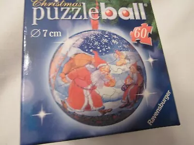 Nib 2005 Christmas Puzzle Ball - 60 Pcs. - Ravensburger - Nice • $16.99