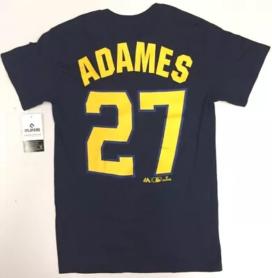Willy Adames #27 Milwaukee Brewers MLB 2-Sided Men's T-Shirt CHOOSE SIZE • $19.95