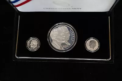 2015 US Mint March Of Dimes 3-Coin Special Silver Set With Box NO COA! • $16.50