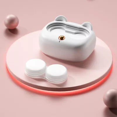 Ultrasonic Contact Lens Auto Cleaner Pocket Contact Lens Case Cleaning Machine • $5.34