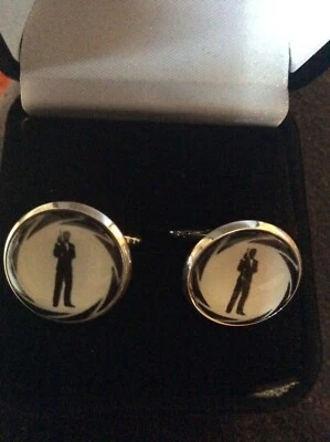 £4 • Buy Novelty Cufflinks - 007 James Bond