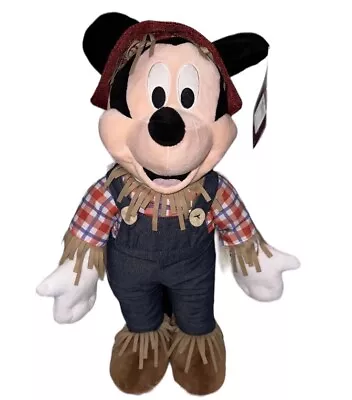 Fall Holiday Thanksgiving Disney 22” Mickey Mouse Farm Pilgrim Door Greeter • $64.50