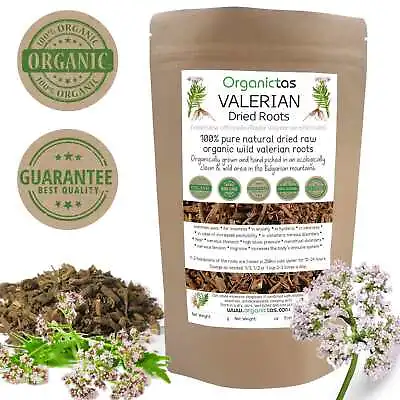 Organic VALERIAN ROOT Herb For Tea - Anxiety & Sleep Benefits - Premium Quality • £8.39