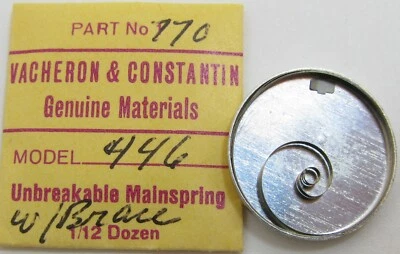 $42 • Buy Vacheron Constantin 446  Part: Mainspring #770 + Brace