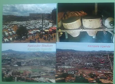 4x Postcard Kampala UGANDA • £0.91