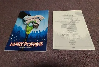 Mary Poppins  The New Musical  Broadway Souvenir Program W/Cast Listing 2006 • $9.98