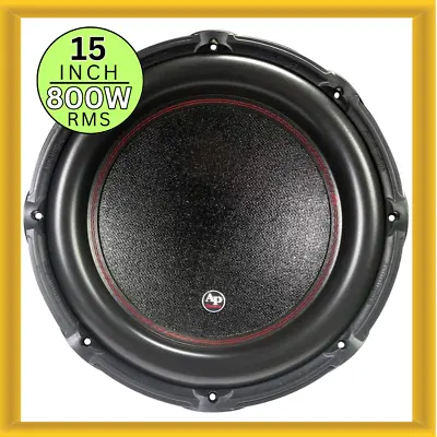 Audiopipe TXX-BDC1-15 15 Inch Car Woofer 800W RMS Power Dual 4 OHM Voice Coils • $97.13