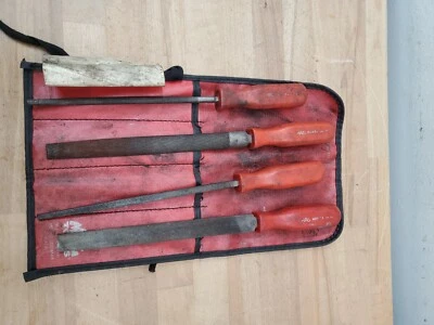 $7.50 • Buy Mac Tools Mini File Set Red Screwdriver Grip