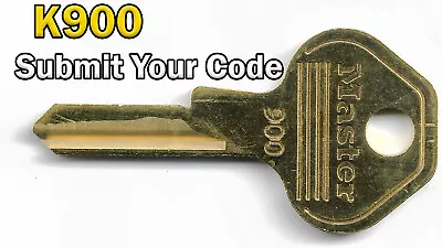 Master Lock 900 Series (K900) Code Cut Keys | Send Your Code We Cut It!  • $9.99