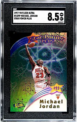 1997-98 Fleer Ultra #1spp Michael Jordan Star Power Plus Sgc 8.5 1434119 • $699.99
