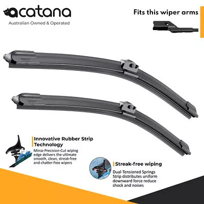 Wiper Blades For Ford Focus LW LZ 2011 - 2018 Front Pair Of 28  + 28  Windscreen • $28.90