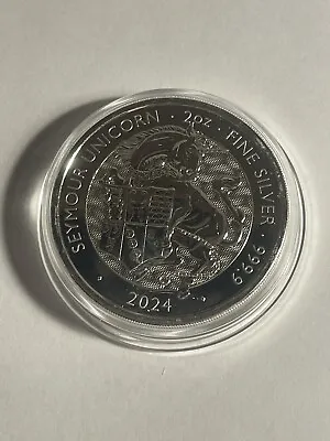 2024 Royal Mint Tudor Beast Seymour Unicorn 2oz Silver Bullion Coin .999 Lovely • £64.49