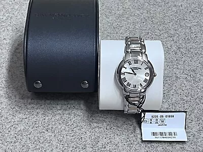 Raymond Weil Jasmine 35mm Steel Silver Dial Quartz Ladies Watch 5235-S5-01659 #2 • $260