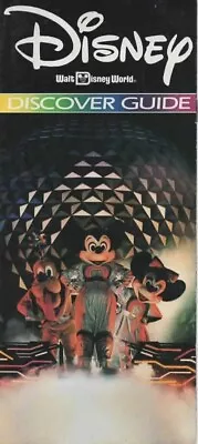 1986 Walt Disney World Discover Guide Promo Ad Visitor Travel Brochure EPCOT • $19.49