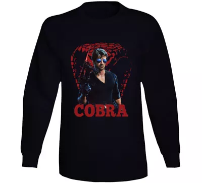 Cobra Movie 80s Action Movie Fan Long Sleeve T Shirt • $27.99