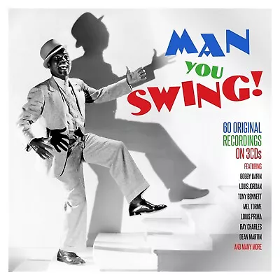 Man You Swing! - Louis Prima Tony Bennett Frank Sinatra - 3 Cds - New & Sealed!! • £5.79
