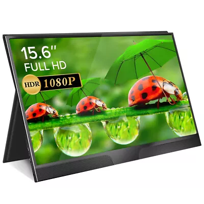 15.6  Inch IPS 1920x1080 USB C Screen Portable Monitor Display Type-C HDMI • $69.99