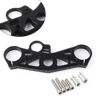 Lowering Triple Tree Front End Upper Top Clamp For YAMAHA YZF R6 2008-2016 Black • $53.60
