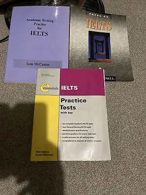 THREE Essential IELTS Focus On IELTS And Academic Writing Practice For IELTS • £11